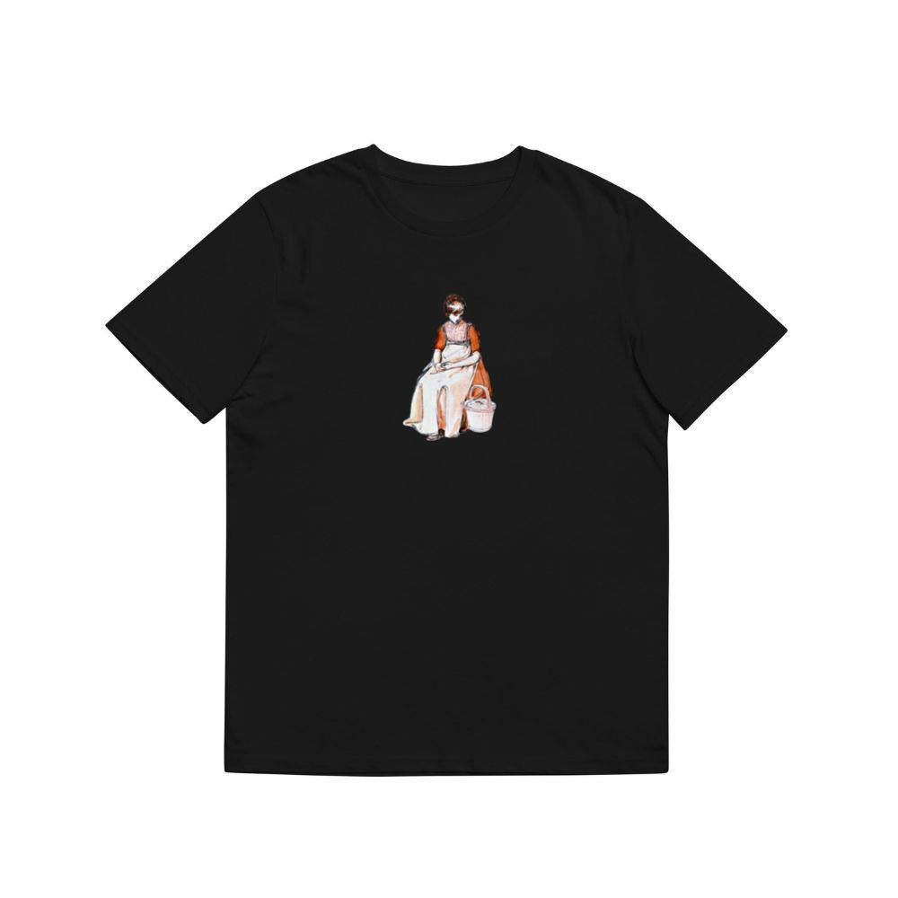 Vintage Illustration of a Seated Girl T-Shirts